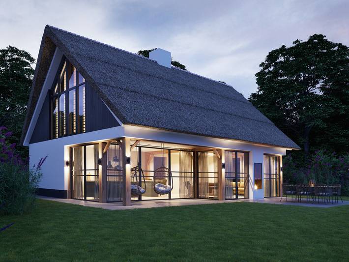 Villa für 6 Personen, mit Whirlpool und Terrasse sowie Sauna und Garten, kinderfreundlich in De Cocksdorp - 2
