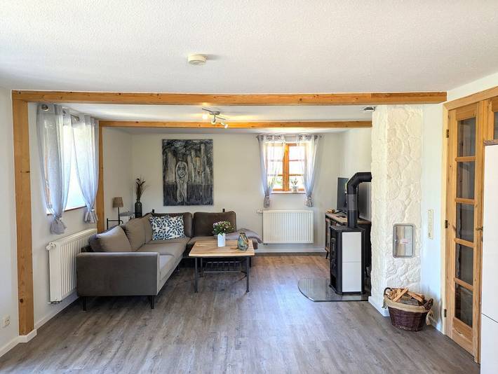 Ferienwohnung für 4 Personen, mit Garten und Pool sowie Ausblick und Sauna