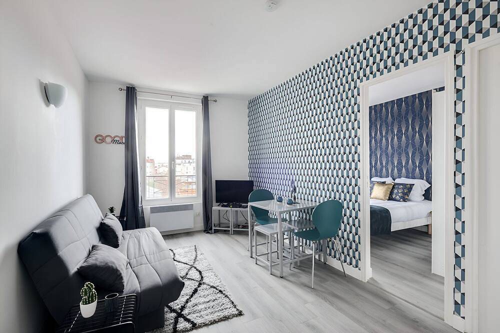 Entire apartment, Tbs 137 - Charming and cosy apartment in Bagnolet, Seine-Saint-Denis