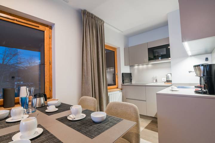Appartement entier, Appartement de vacances pour 4 personnes avec sauna in Praz-sur-Arly, Pays du Mont-Blanc