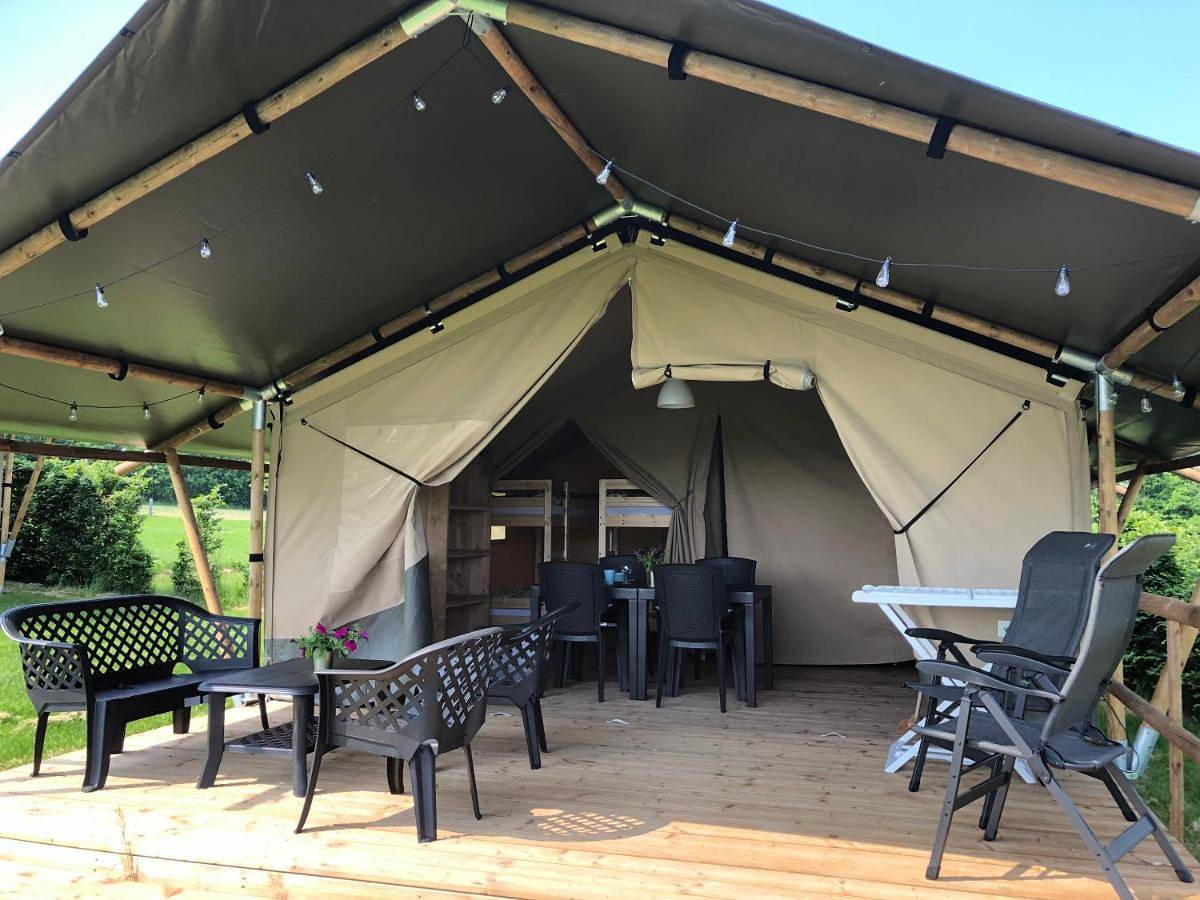 Tent with Private Bathroom in Böhmische Schweiz