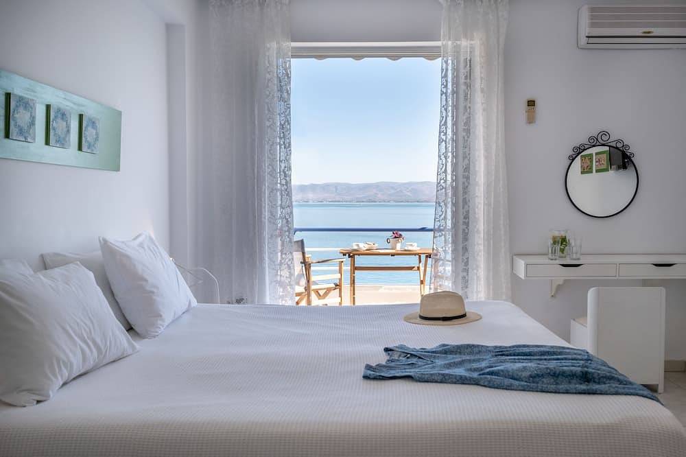 Ganze Wohnung, Studio am Strand | Amazing Sea View Balkon | in der Nähe von Nafplio, Epidaurus, Mykene in Xiropigado, Kynouria