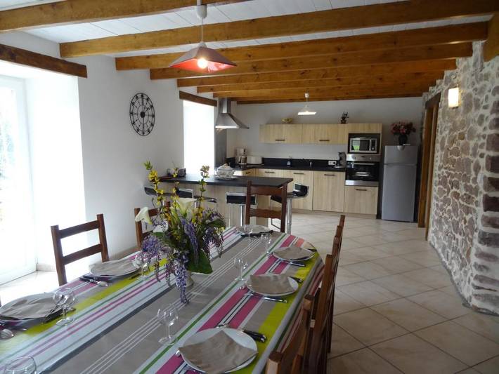 Location de vacances pour 8 personnes, avec vue ainsi que terrasse et jardin à Bidarray - 3