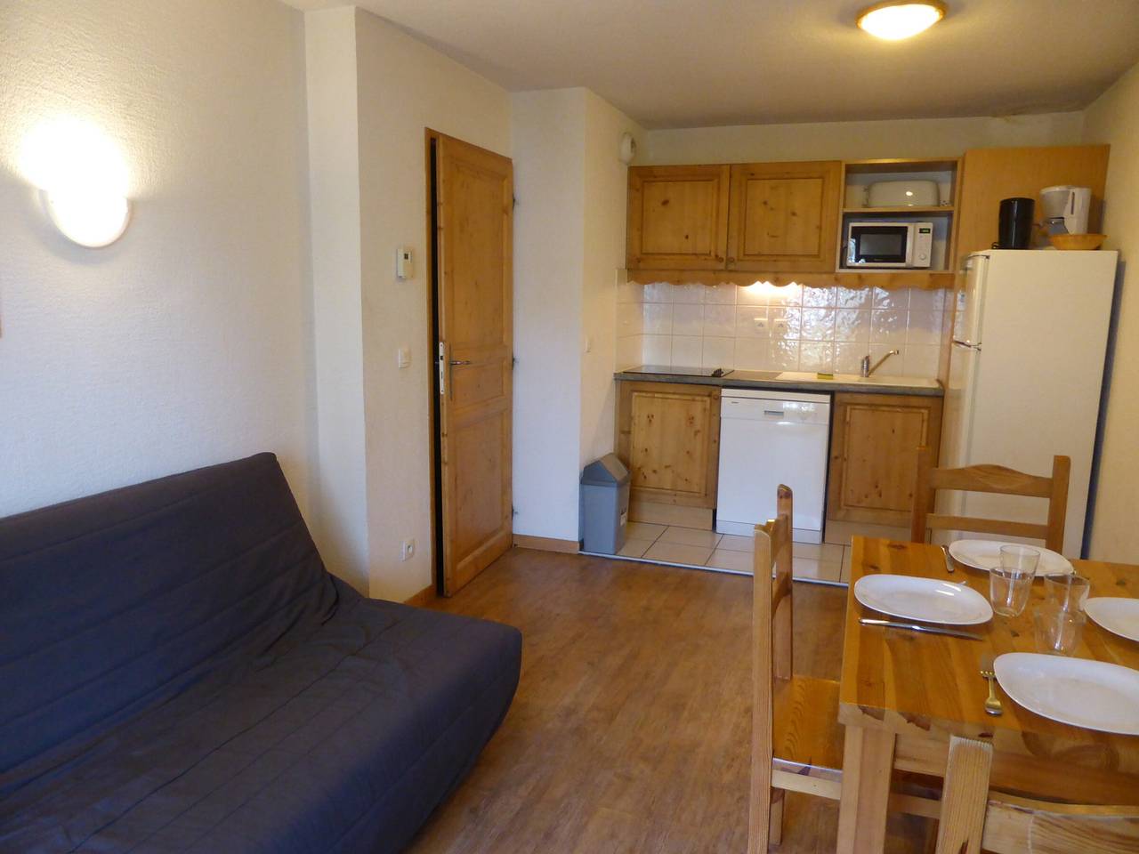 Appartement entier, Appartement 2 pièces au pied des télécabines, 4 personnes, animaux admis in Saint-Gervais-les-Bains, Pays du Mont-Blanc