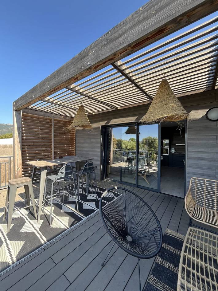 Maison de vacances pour 6 personnes, avec piscine et jardin, adapté aux familles