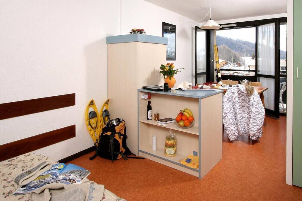 Entire apartment, 10m from ski slopes, swimming pool, sauna, hammam, parking, tv, ski locker, 35m² in Saint-Léger-les-Mélèzes, Écrins National Park