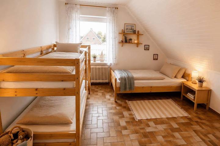 Filter.hub_sauna.vacation_home für 7 Personen, mit Terrasse und Garten sowie Sauna in Dornumersiel - 3