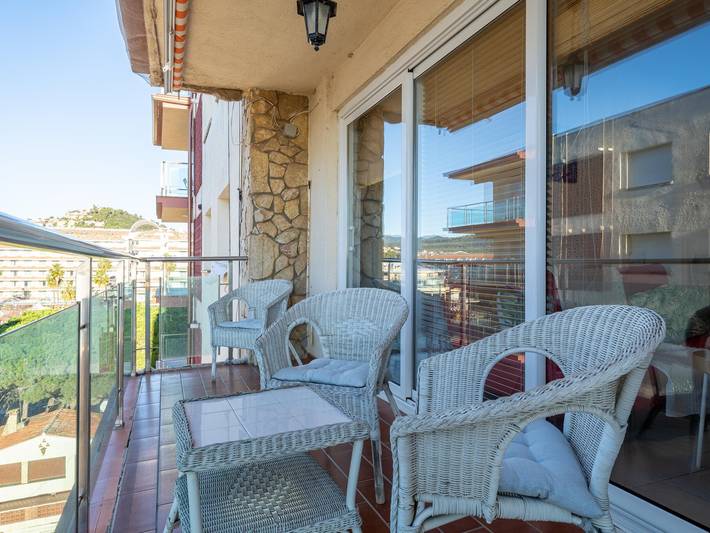 Ferienwohnung für 4 Personen, mit Meerblick und Balkon sowie Terrasse und Pool in Santa Susanna - 4