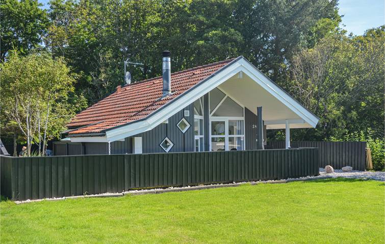 Ferienhaus für 5 Personen mit Terrasse in Bork Havn, Ringkøbing Fjord