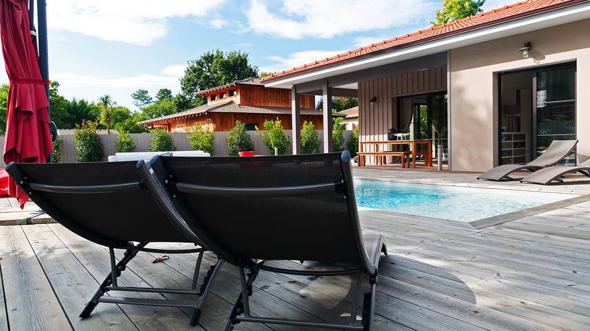 Villa pour 6 personnes, avec piscine et terrasse à Lège-Cap-Ferret - 2