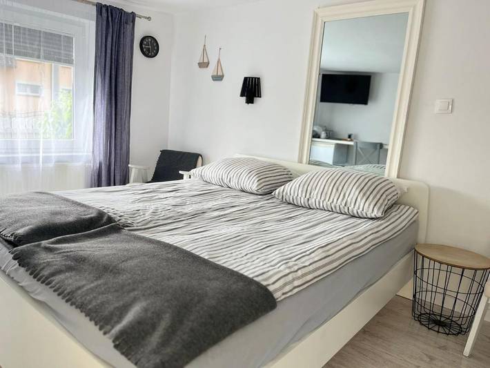Ferienwohnung fĂŒr 3 Personen, mit Garten