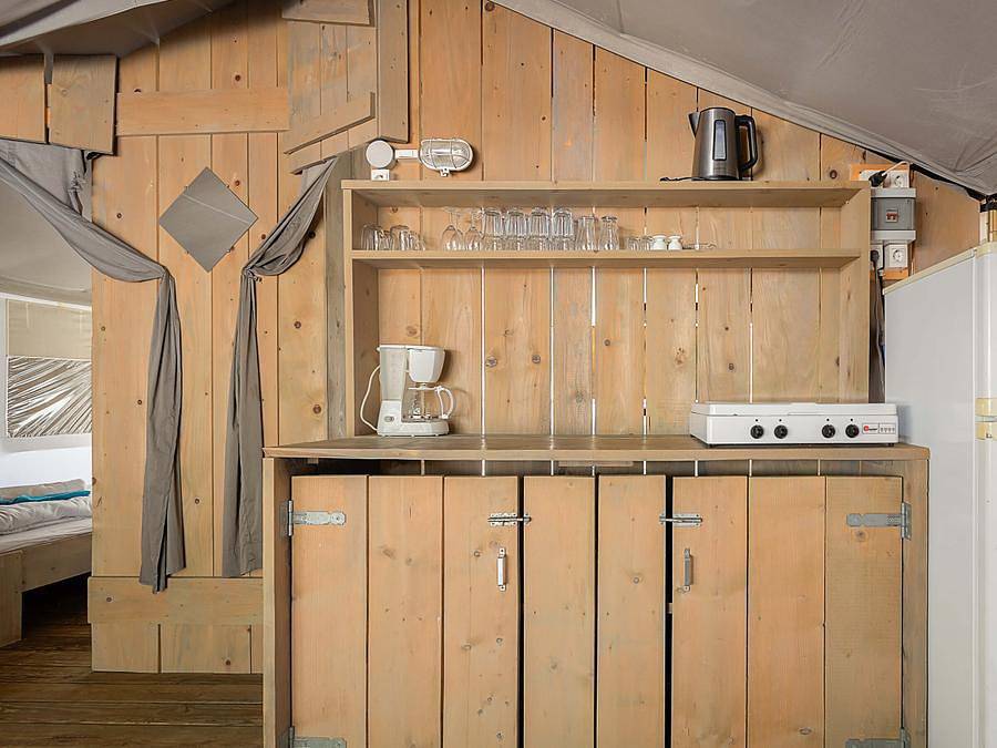 Krk Premium Camping Resort  - Safarizelt 5 personen - Safarizelt Luxe in Krk Stadt, Krk