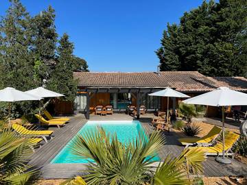 Chambre d’hôte pour 2 personnes, avec jardin et piscine en Gironde