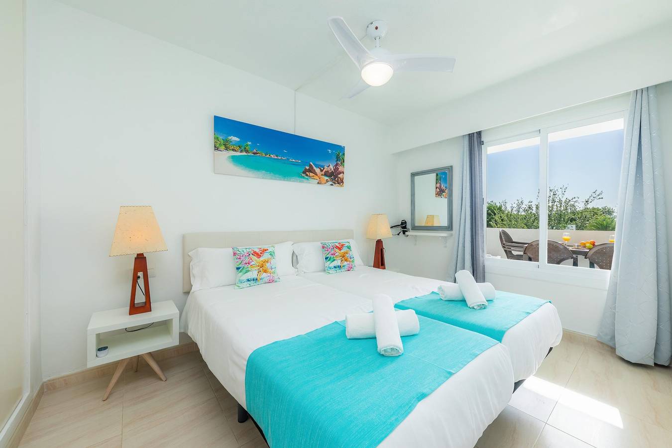 Ganze Wohnung, Ferienwohnung „Alcudia Sea“ mit großem Balkon, Poolblick und Wlan (Home Office) in Alcúdia, Mallorca Norden