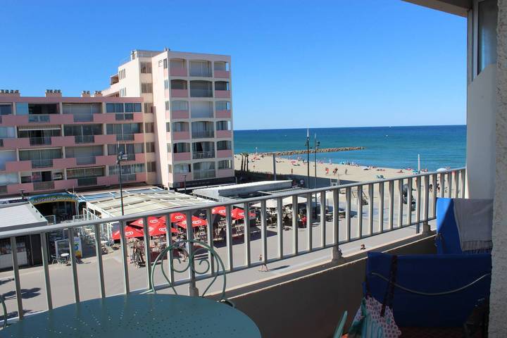 Studio pour 3 personnes, avec terrasse dans Saint-Cyprien-Plage