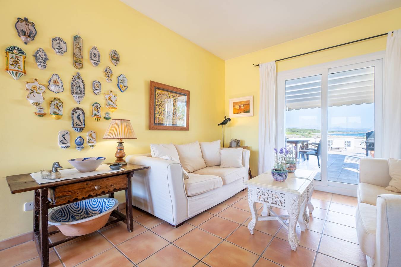 Maison de vacances 'Es Mirador' avec vue sur la mer, Wi-Fi et climatisation in Playa Son Serra de Marina, Santa Margalida