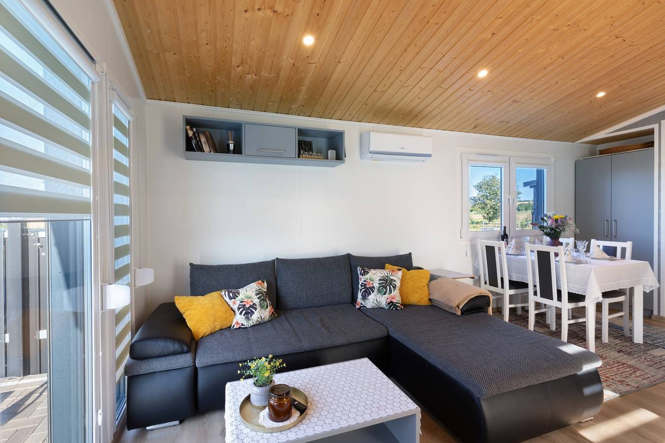 Casa de vacaciones 'Madera Concordiasee' con wifi y aire acondicionado in Schadeleben, Seeland (Alemania)