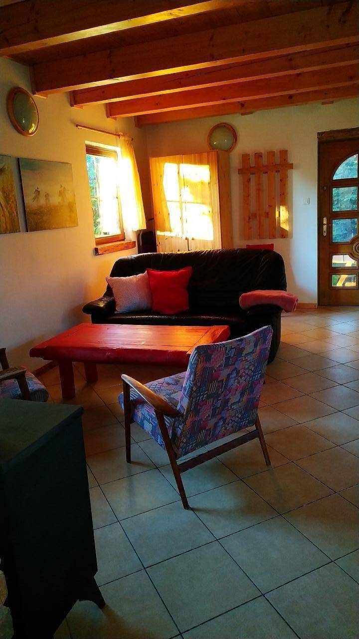 Ferienhaus mit privatem Balkon in Dębina, Garder See (Polen)