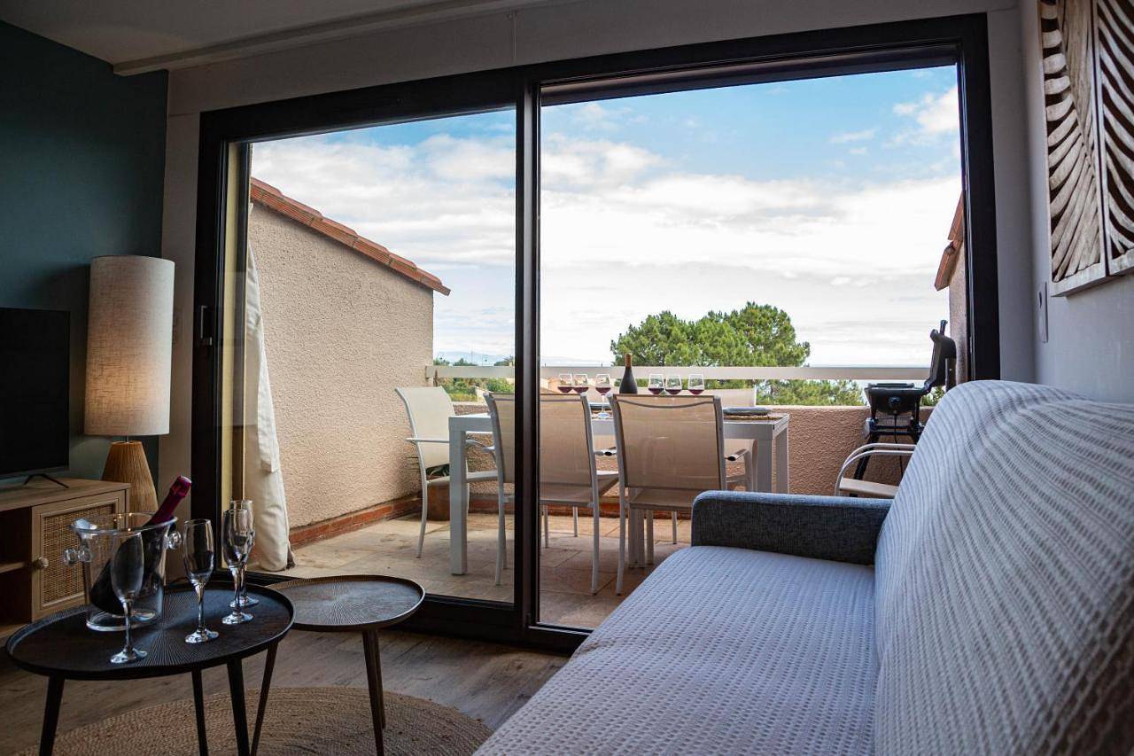 Superbe T3 vue sur mer parking privé classé 3 étoiles in La Côte Vermeille, Collioure