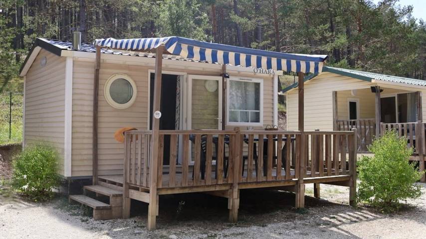 Mobil home pour 2 personnes, avec piscine à Saint-Auban - 3