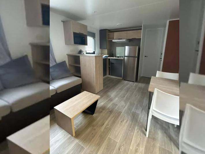 Nature et vacances Camping Cristal D'Opale - Mobilheim 4 personen - Komfort + 2 Zimmer in Dannes, Boulogne-sur-Mer und Umgebung