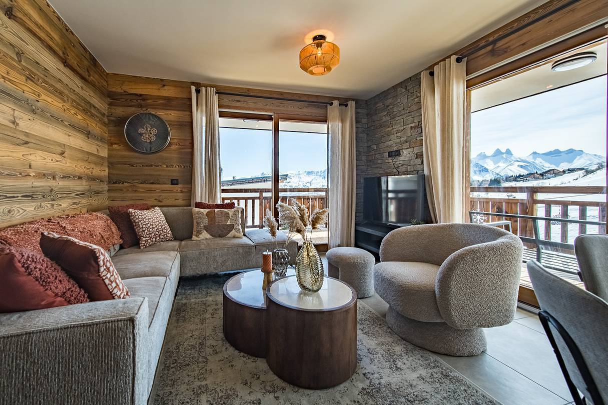 Apartamento vacacional entero, Apartamento de vacaciones para 6 personas con balcón/terraza in La Toussuire, Fontcouverte-la Toussuire