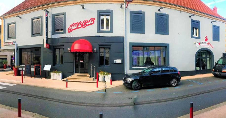 Hôtel pour 2 personnes, avec terrasse, animaux acceptés à Gueugnon