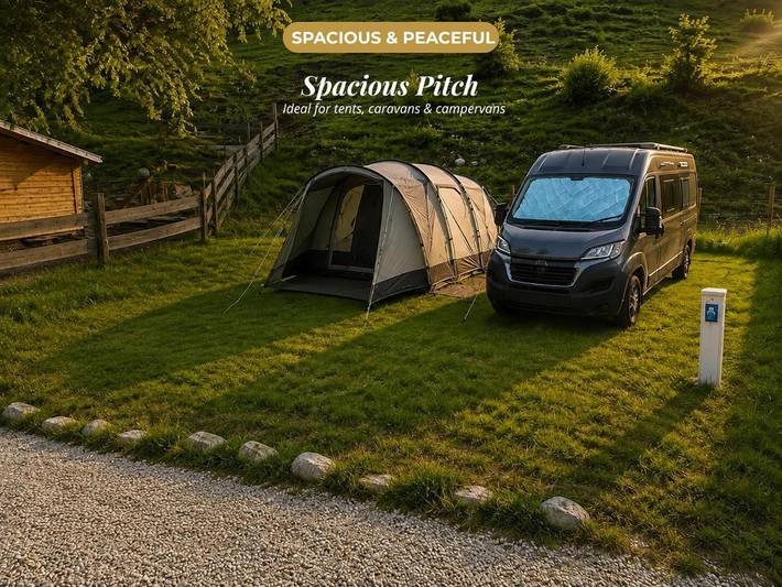 Camping for 6 people, with garden and view as well as terrace - 1