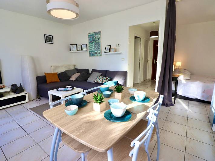 Studio pour 2 personnes, avec Terrasse à Annecy