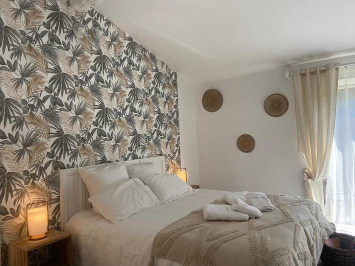 Apartamento de vacaciones para 2 personas, con piscina y jardín - 1