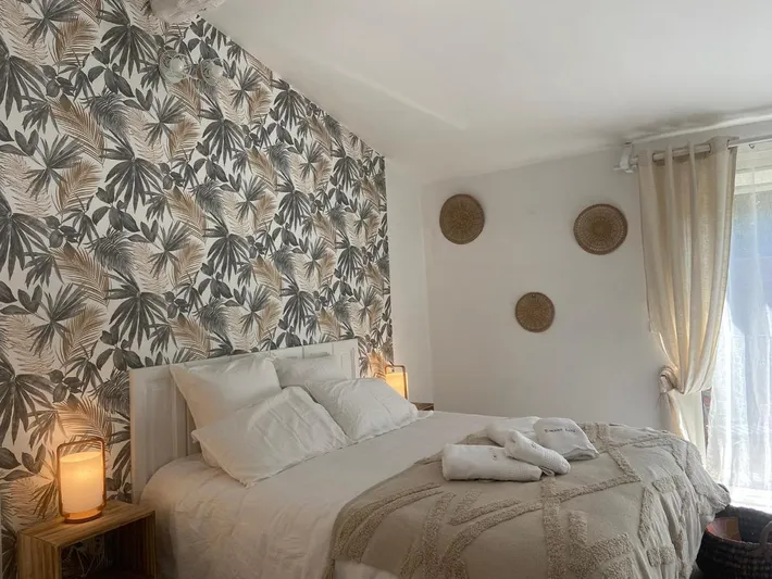 Apartamento de vacaciones para 2 personas, con jardín y piscina - 1