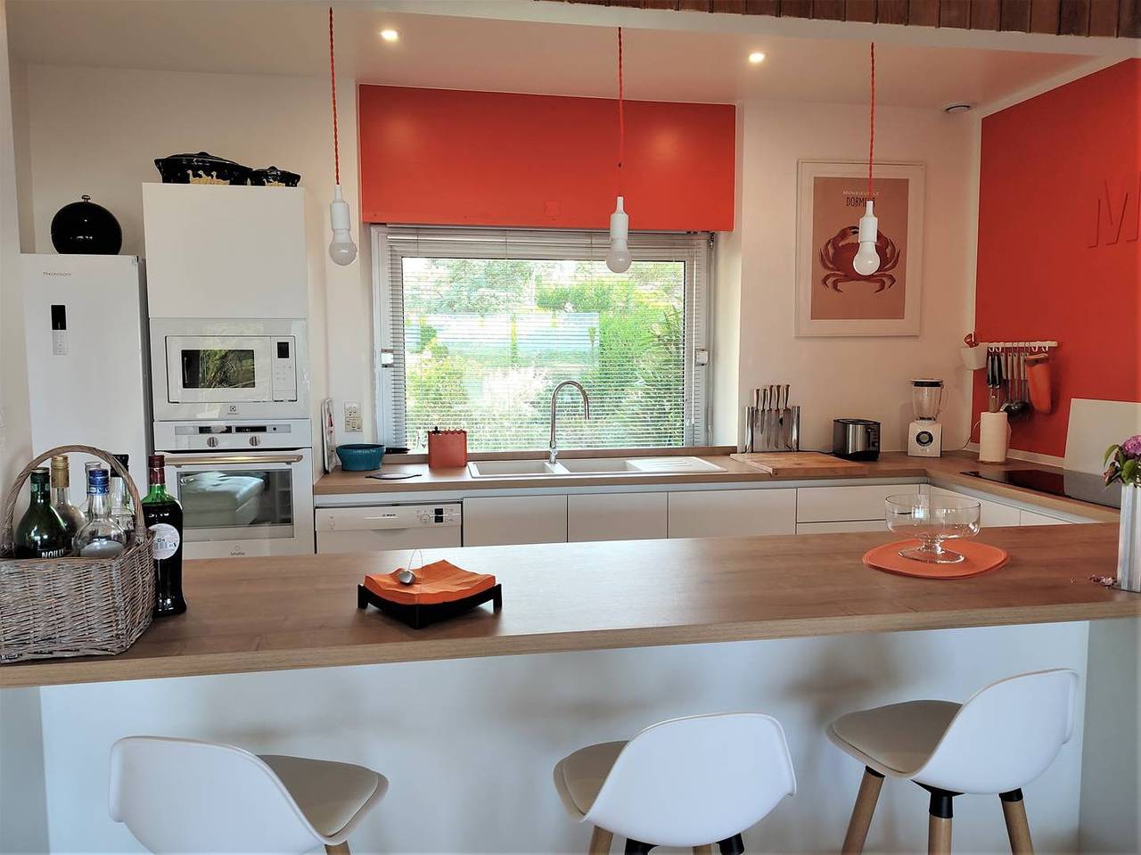 House Sea View with Wifi, terrace, garden in Trebeurden in Trébeurden, Rosa Granitküste