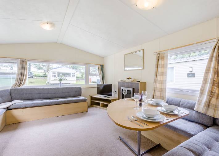 Caravan for 6 people on the Isle of Wight