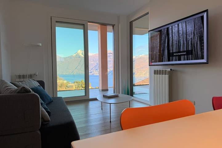 Villa pour 3 personnes, avec terrasse et jardin à Commune de Menaggio