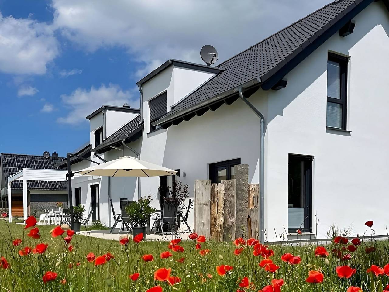 Ganze Ferienwohnung, Ferienhaus Ankerplatz No.1 & 2 mit Kamin und Sauna in Krummin, Usedomer Norden
