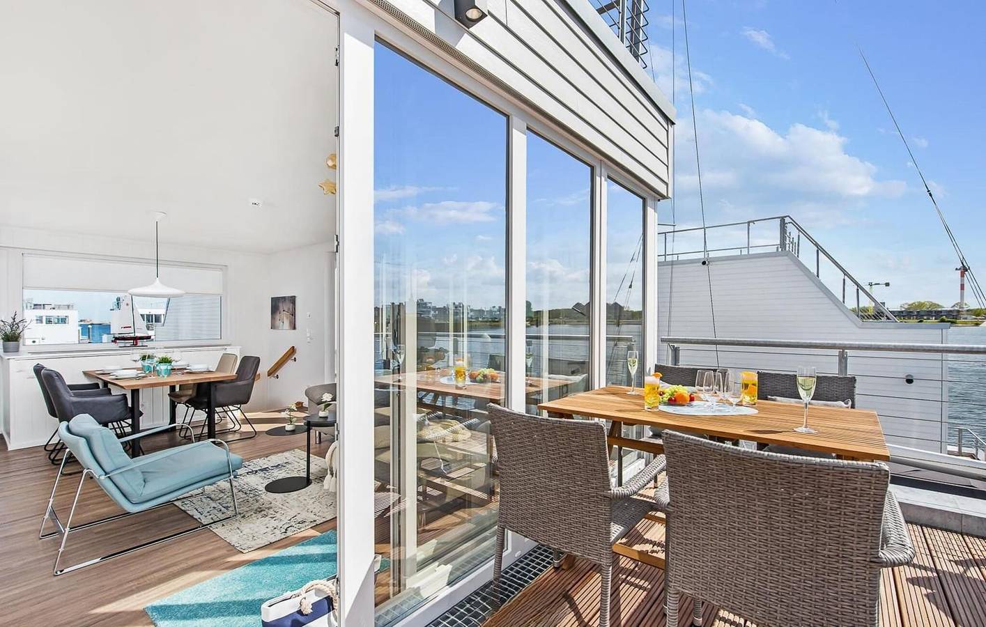 Oase am Meer: Modernes Apartment mit Wasserblick in Olpenitz, Kappeln