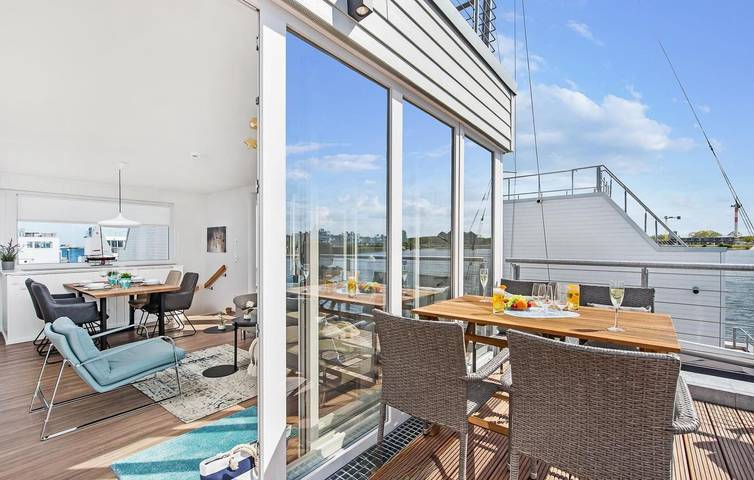 Hausboot für 4 Personen, mit Sauna und Terrasse in Schlei - 3