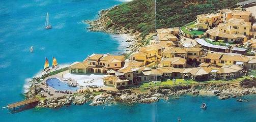 Location de vacances pour 3 personnes, avec piscine et bassin pour enfant, animaux acceptés à Golfo Aranci