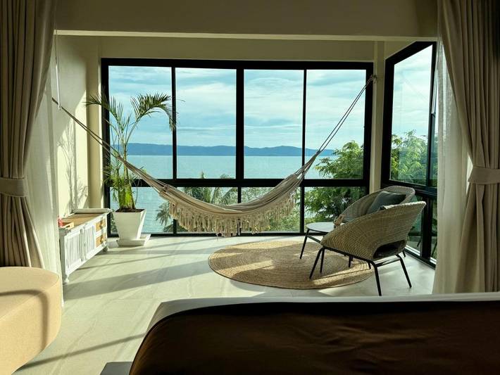 Hotel für 2 Personen, mit Ausblick und Pool sowie Garten auf Koh Phangan