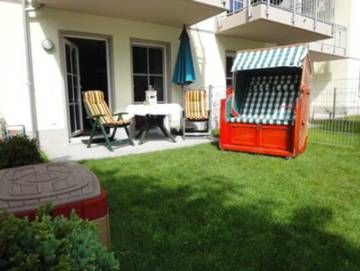 Ferienwohnung für 4 Personen, mit Garten und Sauna sowie Terrasse in Graal-Müritz