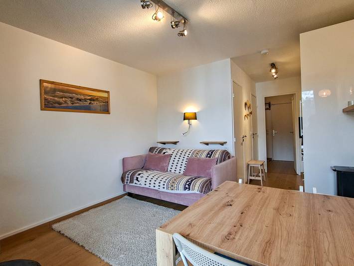 Ganzes Studio, Komfortables renoviertes Studio, nah zu Pisten und Geschäften, Balkon in Flaine, Arâches-la-Frasse