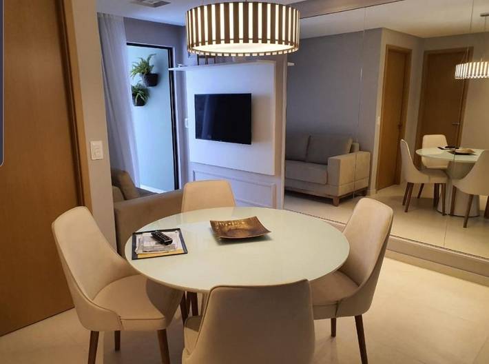 Casas e apartamentos de temporada para 6 pessoas, com vista e piscina e ainda jardim em Tambaú