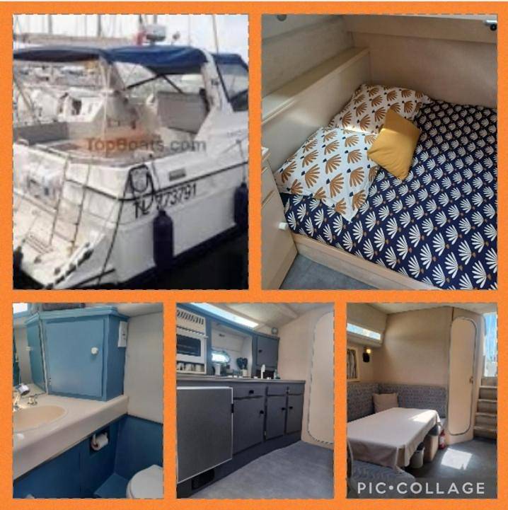 Bateau pour 6 personnes avec terrasse in Hyeres, Côte méditerranéenne (France)