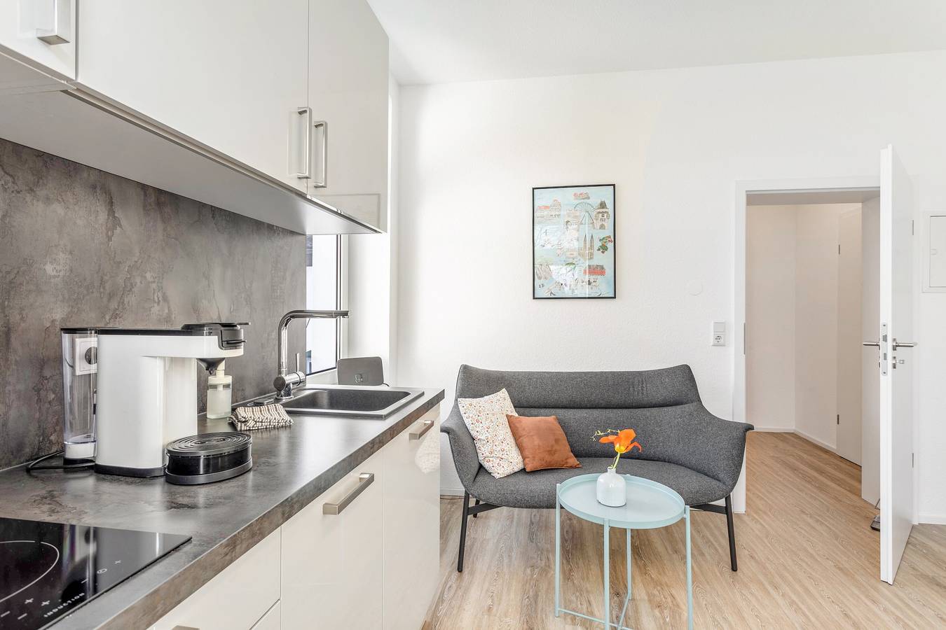 Ganze Wohnung, Apartment 'Mit Balkon' mit Balkon und Wlan in Soest, Kreis Soest