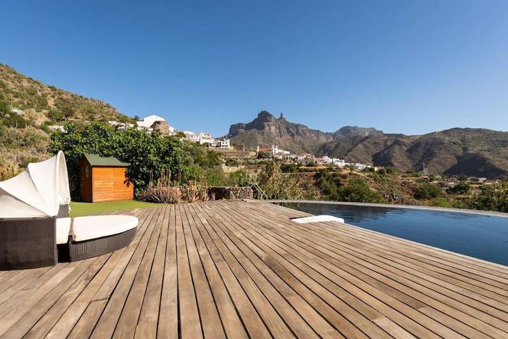 Casa rural para 4 personas, con terraza y piscina en Tejeda - 4