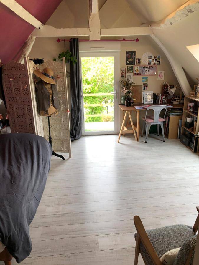 Chambre d’hôte pour 3 personnes, avec Balcon et Terrasse
