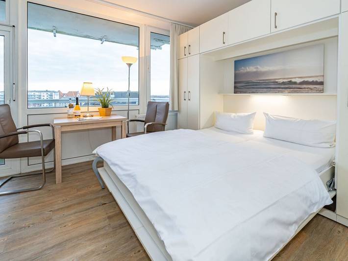 Ganze Ferienwohnung, Friesennest - Stadt- und strandnahe 1-Zimmer-Ferienwohnung mit Balkon in Westerland, Sylt (Gemeinde)