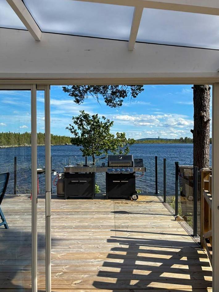 Ferienhaus für 6 Personen, mit Terrasse und Sauna in Nordschweden