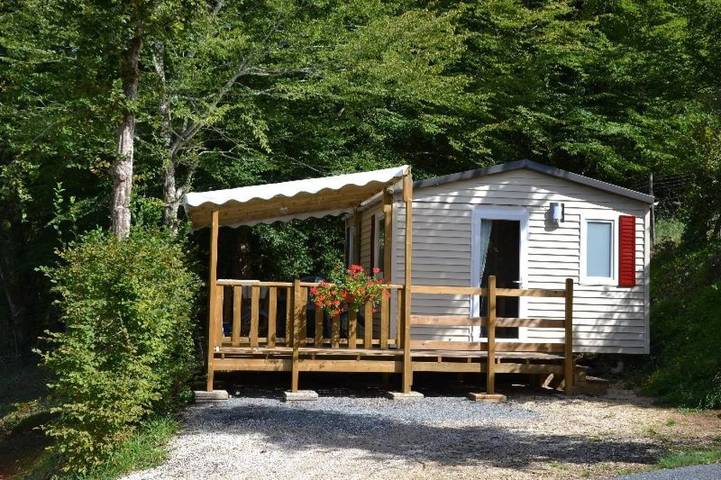 Mobil home pour 4 personnes, avec bassin pour enfant à Tamniès - 3