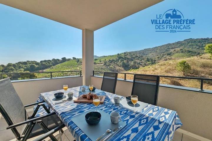 Gîte pour 6 personnes, avec terrasse à Collioure